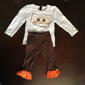 Southern Sunshine Kids Thanksgiving Outfit
